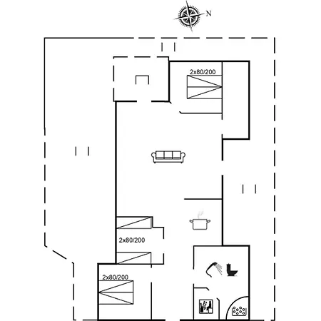 Feriehus Tinka - 1-2km To The Fjord By Interhome Hemmet